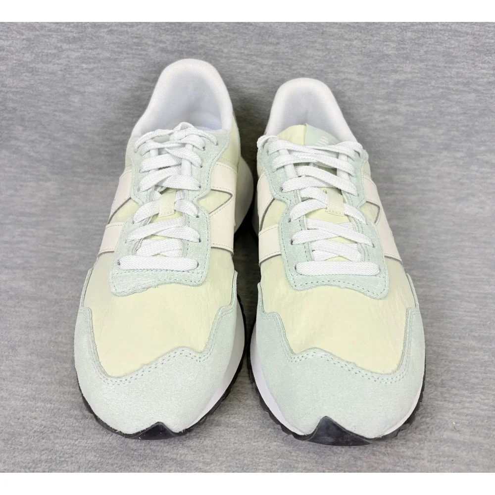 New Balance 237 Womens 9.5 Mint Green Cream Grey White Running Sneakers - Picture 3 of 11